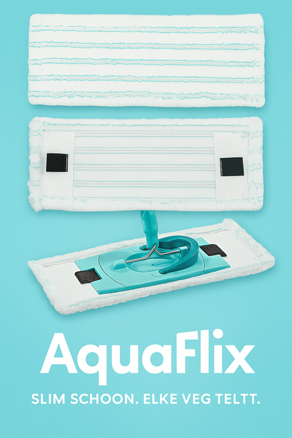 Altijd schoon met AQUAFLIX – 4 + 4 GRATIS
